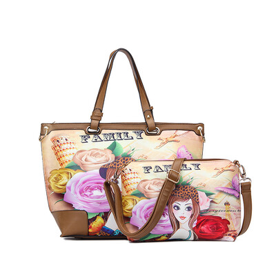 New Realer brand fashion women printed leather handbags large capacity female shoulder bag Multi-pattern composite Bag messenger bags
New Realer brand fashion women printed leather handbags large capacity female shoulder bag Multi-pattern composite Bag messenger bags