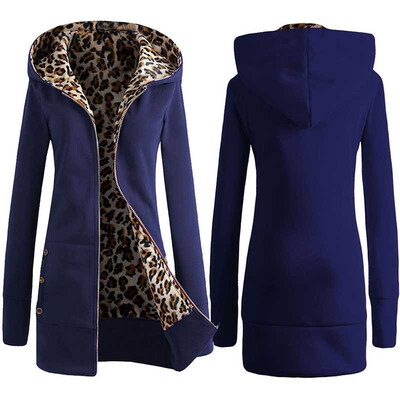2015 Winter Leopard Coat Hooded Sweater Thick Velvet Plus Sie Clothing Europe and America Slim Jacket Women's
2015 Winter Leopard Coat Hooded Sweater Thick Velvet Plus Sie Clothing Europe and America Slim Jacket Women's
