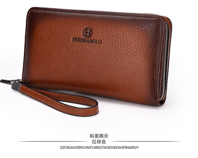 NovelTeez New thick version of large capacity mens clutch bag Korean version of casual long wallet leather wallet
NovelTeez New thick version of large capacity mens clutch bag Korean version of casual long wallet leather wallet