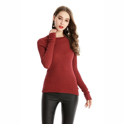 PREISEI Autumn New Womens Clothing Tops Slim Casual Round Collar Pullovers Long Sleeve Knitted Sweater Shirt Undershirts
PREISEI Autumn New Womens Clothing Tops Slim Casual Round Collar Pullovers Long Sleeve Knitted Sweater Shirt Undershirts