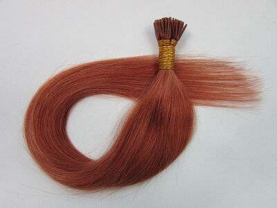 Remeehi 100 Stands 16"-26" Real Human Hair Extensions Straight Keratin Stick I-Tip Dark Auburn Color33# 70g
Remeehi 100 Stands 16"-26" Real Human Hair Extensions Straight Keratin Stick I-Tip Dark Auburn Color33# 70g