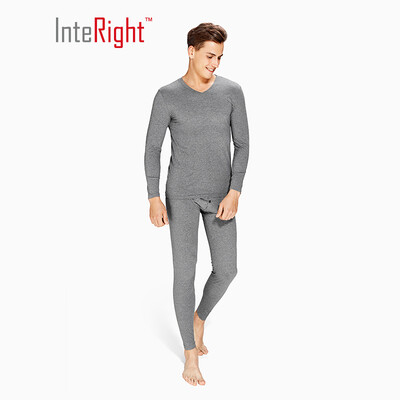 INTERIGHT Qiuyi Qiuku 50S long-staple cotton spandex comfortable warm male V-neck suit ingenuity to create Jingshu cotton craft gray
INTERIGHT Qiuyi Qiuku 50S long-staple cotton spandex comfortable warm male V-neck suit ingenuity to create Jingshu cotton craft gray