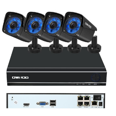 Romacci OWSOO 4CH Channel Full HD 1080P POE NVR Network Video Recorder 4pcs 1MP Megapixels POE Weatherproof Outdoor Bullet IP Ca
Romacci OWSOO 4CH Channel Full HD 1080P POE NVR Network Video Recorder 4pcs 1MP Megapixels POE Weatherproof Outdoor Bullet IP Ca