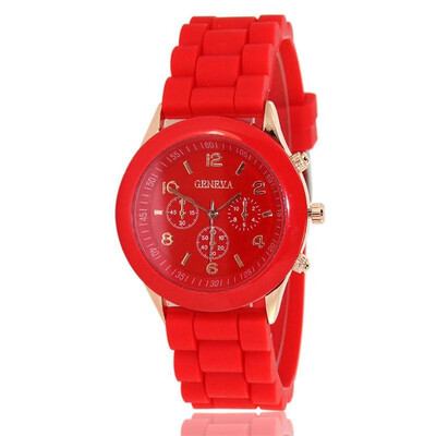New Men Women Geneva Silicone Rubber Jelly Gel Quartz Analog Sports Wrist Watch
New Men Women Geneva Silicone Rubber Jelly Gel Quartz Analog Sports Wrist Watch