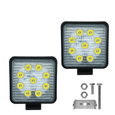 1 Pair Car Headlights 12V 27W Work Light Off-Road Vehicles Fog Head Lamp 6000K super bright spotlights 3240lm motorcycle led light
1 Pair Car Headlights 12V 27W Work Light Off-Road Vehicles Fog Head Lamp 6000K super bright spotlights 3240lm motorcycle led light