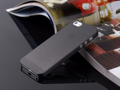 BLACK For Apple iPhone 5 5S Ultra Thin 03mm Back Hard Case Cover Skin