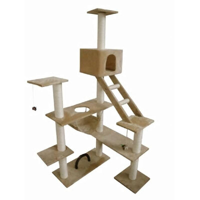 Cat Play Tree 184 cm Beige 
Cat Play Tree 184 cm Beige