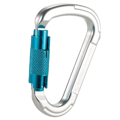 25kN Professional Safety D Buckle Autolock Self Locking Aluminum Alloy Carabiner
25kN Professional Safety D Buckle Autolock Self Locking Aluminum Alloy Carabiner