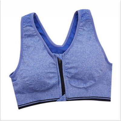 UK Womens Ladies Zipper Sport Bra Running Gym Yoga Padded Fitness Tank Tops 
UK Womens Ladies Zipper Sport Bra Running Gym Yoga Padded Fitness Tank Tops