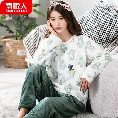 Antarctic Pajamas Women Winter Flannel Thicken Warm Coral Velvet Winter Sweet Student Autumn Korean Womens Home Service Set NAS5X21022JD-25 Female Cactus XL
Antarctic Pajamas Women Winter Flannel Thicken Warm Coral Velvet Winter Sweet Student Autumn Korean Womens Home Service Set NAS5X21022JD-25 Female Cactus XL