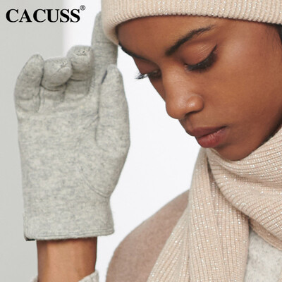 CACUSS S0082 pure wool gloves female autumn&winter new yarn knitting twisted flower double thickening plus velvet touch screen warm gloves ladies light gray
CACUSS S0082 pure wool gloves female autumn&winter new yarn knitting twisted flower double thickening plus velvet touch screen warm gloves ladies light gray