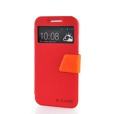 MOONCASE View Window Leather Side Flip Pouch Ultra Slim Shell Back Case Cover for HTC Desire 616 D616W Red
MOONCASE View Window Leather Side Flip Pouch Ultra Slim Shell Back Case Cover for HTC Desire 616 D616W Red