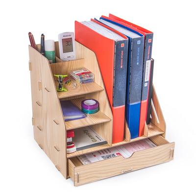 Jinlongxing glosen office supplies desktop storage box large multi-layer drawer file rack wooden storage box wood grain color 
Jinlongxing glosen office supplies desktop storage box large multi-layer drawer file rack wooden storage box wood grain color
