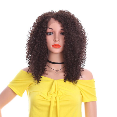 YYONG Kanekalon Long Afro Kinky Curly Weave Medium Brown Synthetic Hair Wigs For Women 4 Color Lace Wigs
YYONG Kanekalon Long Afro Kinky Curly Weave Medium Brown Synthetic Hair Wigs For Women 4 Color Lace Wigs