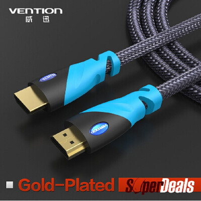 Vention HDMI Cable Male to Male Gold Plated HDMI 1.4V 1080P 3D for Ps3 Xbox appletv HDTV Computer Cables
Vention HDMI Cable Male to Male Gold Plated HDMI 1.4V 1080P 3D for Ps3 Xbox appletv HDTV Computer Cables