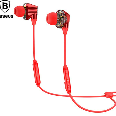 Baseus S10 Double dynamic Wireless Earphone with Mic Waterproof Stereo bass sound Bluetooth Earphone for mobile phone
Baseus S10 Double dynamic Wireless Earphone with Mic Waterproof Stereo bass sound Bluetooth Earphone for mobile phone
