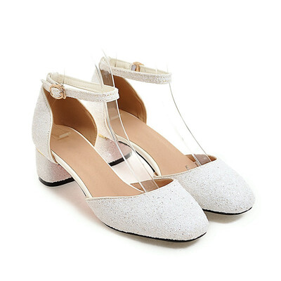 IDIFU Womens Stylish Sequined Ankle Strap Sandals - Closed Square Toe Solid Color - Buckle Block Medium Heel Bridal Shoes
IDIFU Womens Stylish Sequined Ankle Strap Sandals - Closed Square Toe Solid Color - Buckle Block Medium Heel Bridal Shoes