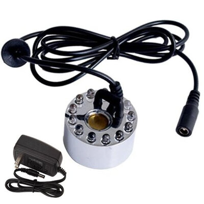 Yixiukeji 12 LED Mist Maker Fogger Water Fountain Pond Fog Machine Atomizer Air Humidifier with
Yixiukeji 12 LED Mist Maker Fogger Water Fountain Pond Fog Machine Atomizer Air Humidifier with