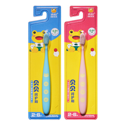 Frog babe series childrens soft hair toothbrush 2 2-6 years old QB833 color random
Frog babe series childrens soft hair toothbrush 2 2-6 years old QB833 color random