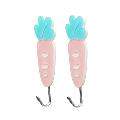 Camellia Hook Sticky Hook 2 Pack Shiny Carrot Series K06006