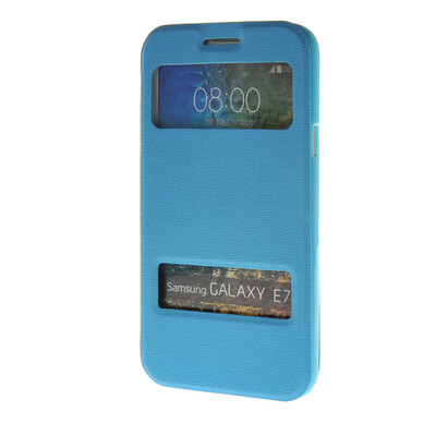 MOONCASE Two window Leather Wallet Flip Stand Pouch чехол для Samsung Galaxy E7 Blue 01
MOONCASE Two window Leather Wallet Flip Stand Pouch чехол для Samsung Galaxy E7 Blue 01