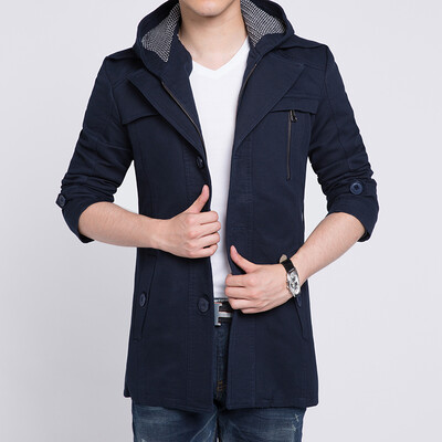 Necini™ Man' Windbreaker jacket and long sections cultivating cotton coat tide male Korean men
Necini™ Man' Windbreaker jacket and long sections cultivating cotton coat tide male Korean men