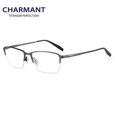CHARMANT Chamon glasses frames for men&women Titanium business series half frame gray glasses frame CH10335 DG 54mm
CHARMANT Chamon glasses frames for men&women Titanium business series half frame gray glasses frame CH10335 DG 54mm