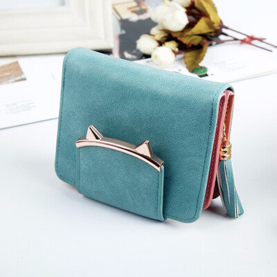 Korean version PU leather lady short short wallet simple seventy percent off buckle multifunctional Wallet
Korean version PU leather lady short short wallet simple seventy percent off buckle multifunctional Wallet