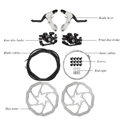 Bicycle Disc Brake Rotor MTB Bike Disc Left Right Brake Kit Hand Brake Lever Shifter Derailleur Cable Shift Inner Wire Set Brake D
Bicycle Disc Brake Rotor MTB Bike Disc Left Right Brake Kit Hand Brake Lever Shifter Derailleur Cable Shift Inner Wire Set Brake D