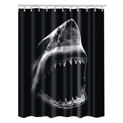 UpperX Fabric Waterproof Bathroom Shower Curtain Panel Sheer Decor With Hooks Set Shark head
UpperX Fabric Waterproof Bathroom Shower Curtain Panel Sheer Decor With Hooks Set Shark head