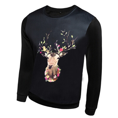 Spring 2016 Fashion Hooded Men's Skateboard Fawn Printing Men Hip Hop Sweatshirts Man Fleece Hoody Pullover Sportswear Clothing
Spring 2016 Fashion Hooded Men's Skateboard Fawn Printing Men Hip Hop Sweatshirts Man Fleece Hoody Pullover Sportswear Clothing