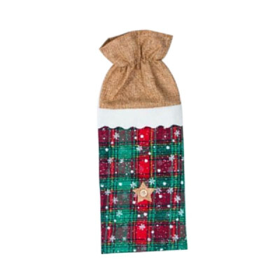Christmas Wine Bottle Cover Bag Santa Claus Snowman Champagne Wrap Clothes for Table Holiday Decorations Gift
Christmas Wine Bottle Cover Bag Santa Claus Snowman Champagne Wrap Clothes for Table Holiday Decorations Gift