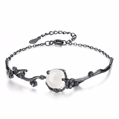 Black Gun Color Charms Bracelets For Women White Stone Korea Trendy Jewelry Valentines Day Gift E139
Black Gun Color Charms Bracelets For Women White Stone Korea Trendy Jewelry Valentines Day Gift E139