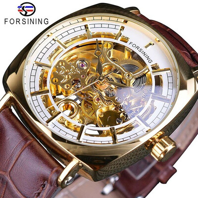 Forsining Genuine Leather Fashion Royal Luxury Gold Clock Transparent Skeleton Men Automatic Mechanical Watches Top Brand
Forsining Genuine Leather Fashion Royal Luxury Gold Clock Transparent Skeleton Men Automatic Mechanical Watches Top Brand