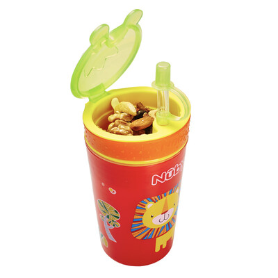 Nuby childrens sippy cup snack box baby fun learning drink cup leakproof baby portable out spill prevention snacks drink cup two in one red
Nuby childrens sippy cup snack box baby fun learning drink cup leakproof baby portable out spill prevention snacks drink cup two in one red