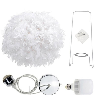 Bedroom Child Bedroom Decorates the Exhibition Hall Personality Style Simple Decoration Feather Ball Lamp Droplight
Bedroom Child Bedroom Decorates the Exhibition Hall Personality Style Simple Decoration Feather Ball Lamp Droplight