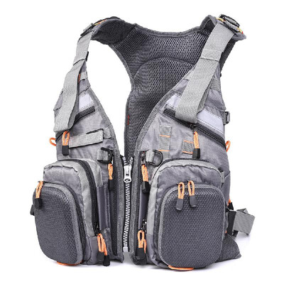 Blusea Multifunction Mesh Fly Fishing Vest Backpack Breathable Outdoor Fishing Vest with Zippered Pockets
Blusea Multifunction Mesh Fly Fishing Vest Backpack Breathable Outdoor Fishing Vest with Zippered Pockets