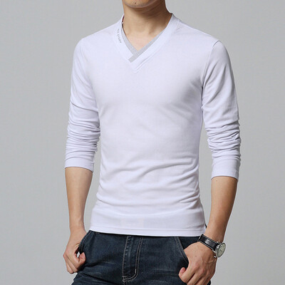 Free Shipping Fashion Mens T Shirts 2016 Spring Autumn New V Neck Long Sleeve Mens T shirt Men Casual Slim Fit Hot Sale 5XL
Free Shipping Fashion Mens T Shirts 2016 Spring Autumn New V Neck Long Sleeve Mens T shirt Men Casual Slim Fit Hot Sale 5XL