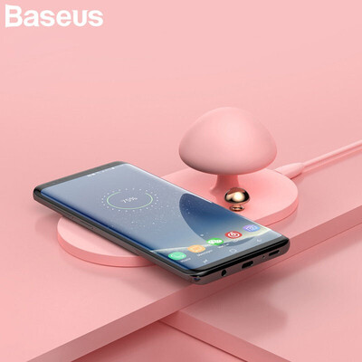 Baseus 10W QI Mushroom wireless charger with bedside Night light wireless charging for iphone X 8 Samsung S9 S9 S8 Edge
Baseus 10W QI Mushroom wireless charger with bedside Night light wireless charging for iphone X 8 Samsung S9 S9 S8 Edge