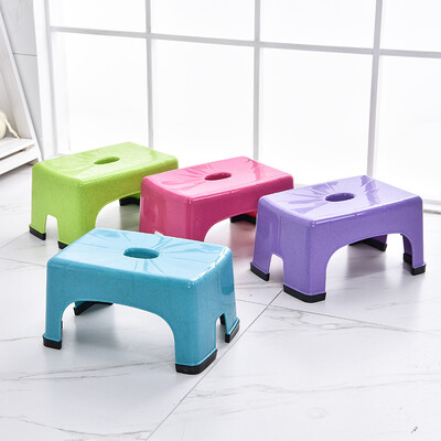 Double peach SHUANG TAO household plastic thickened stool chair childrens stool bathroom anti-skid stool small bench shoes bench purple 1 Pack
Double peach SHUANG TAO household plastic thickened stool chair childrens stool bathroom anti-skid stool small bench shoes bench purple 1 Pack