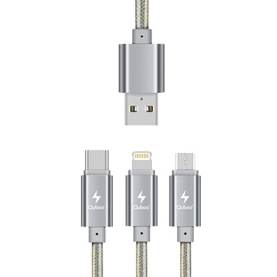 Cool wave multi-function one for three three-in-one mobile phone charger line data line 12 m gray Type-c Android Apple iPhone7 6s LeTV 2 Huawei P10 glory 9 millet 6
Cool wave multi-function one for three three-in-one mobile phone charger line data line 12 m gray Type-c Android Apple iPhone7 6s LeTV 2 Huawei P10 glory 9 millet 6