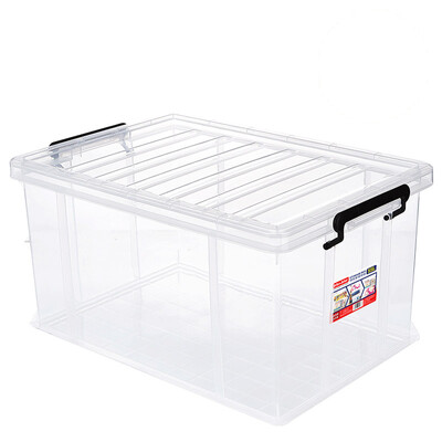 JEKO&JEKO Tenes reinforced plastic transparent storage box 55L extra large toy clothes storage box clothes storage box quilt storage box SWB-5467 1 Pack
JEKO&JEKO Tenes reinforced plastic transparent storage box 55L extra large toy clothes storage box clothes storage box quilt storage box SWB-5467 1 Pack