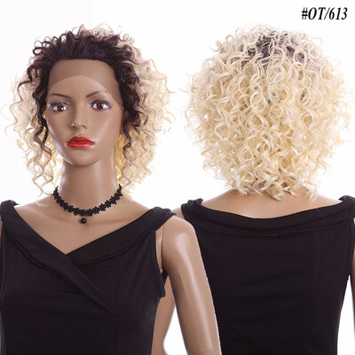 14inch Short Kinky Curly Wigs High Temperature Synthetic Lace Front Wig For Women Free Part Natual Full Black Wigs
14inch Short Kinky Curly Wigs High Temperature Synthetic Lace Front Wig For Women Free Part Natual Full Black Wigs