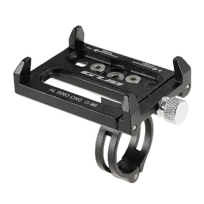 GUB Aluminum Alloy Bicycle Bike All-purpose Phone Holder Handbar Clip Stand Mount Bracket for 35"-62" Mobile Phone for Android f