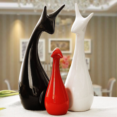 Modern ceramic family of three deers home decoration figurines living room bedroom wine cabinet animal ornaments wedding gift
Modern ceramic family of three deers home decoration figurines living room bedroom wine cabinet animal ornaments wedding gift
