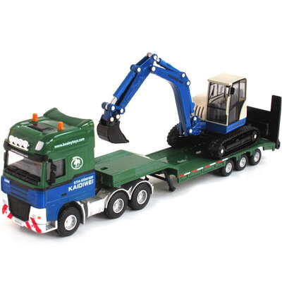 Cadillac Construction Vehicle Model 150 alloy flatbed trailer with excavator transport trailer semi-trailer traction car toys 625038
Cadillac Construction Vehicle Model 150 alloy flatbed trailer with excavator transport trailer semi-trailer traction car toys 625038