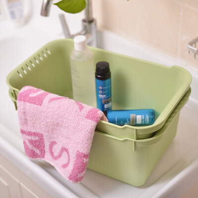 Baicao Park multi-functional rectangular plastic pots wash basin thickened wash basin basin drain water wash basin washbasin small green 2 loaded
Baicao Park multi-functional rectangular plastic pots wash basin thickened wash basin basin drain water wash basin washbasin small green 2 loaded