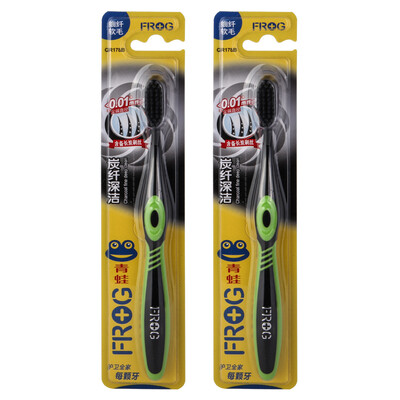 лягушки гибкой углерода серии защиты волокна глубокой чистки мягкой зубной щетки QR178B × 2 (случайный цвет)
лягушки гибкой углерода серии защиты волокна глубокой чистки мягкой зубной щетки QR178B × 2 (случайный цвет)