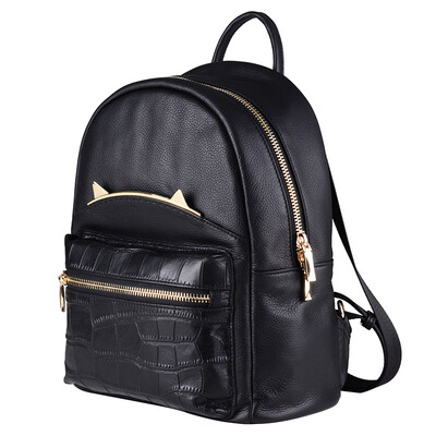 Giovanni Valentino (GIOVANNI VALENTINO) trend of women's first layer of leather backpack Japan and South Korea fashion travel backpack student bag female 211500110 black
Giovanni Valentino (GIOVANNI VALENTINO) trend of women's first layer of leather backpack Japan and South Korea fashion travel backpack student bag female 211500110 black