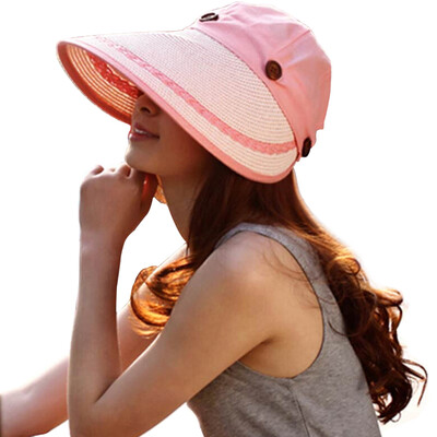 MSEK WMZ13354 ladies Korean version of the sun hat dismantling dual-use empty cap hat sun hat straw hat pink
MSEK WMZ13354 ladies Korean version of the sun hat dismantling dual-use empty cap hat sun hat straw hat pink
